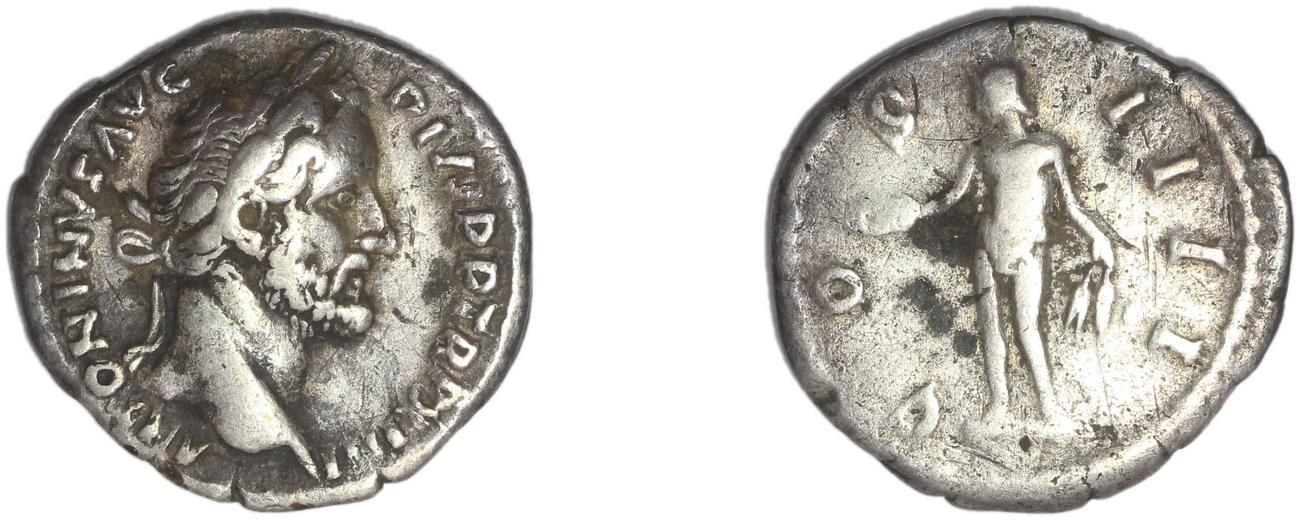 RIC III Antoninus Pius 196, аверс, Британский музей