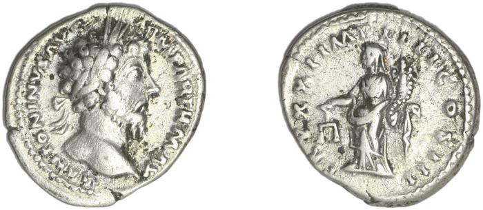 RIC III Marcus Aurelius 171, реверс, bm