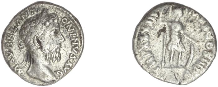 RIC III Marcus Aurelius 406, реверс, Британский музей