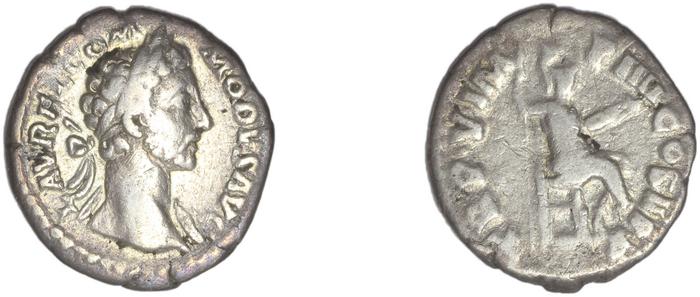 RIC III Marcus Aurelius 1, реверс, bm