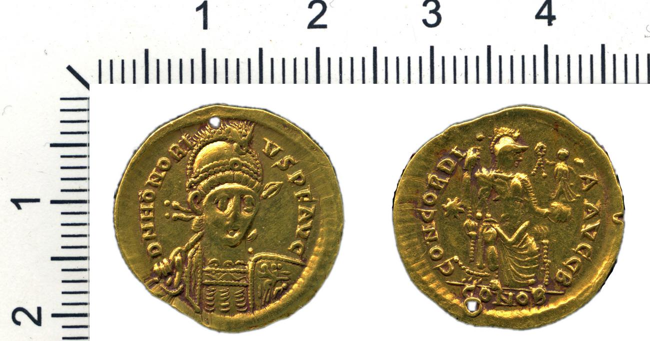 аверс RIC X Theodosius II (East) 201
