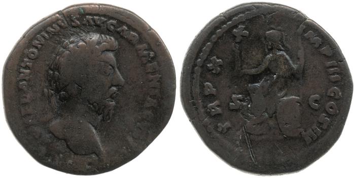 reverse RIC III Marcus Aurelius 918