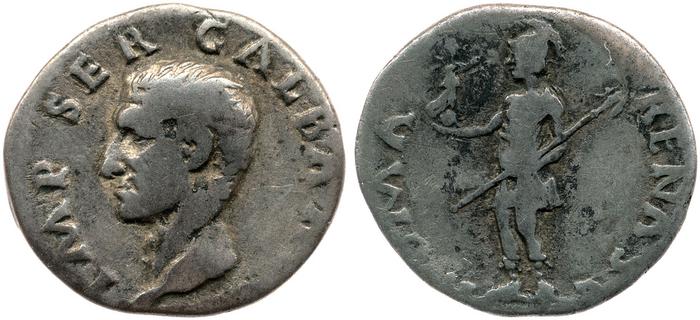 RIC I (second edition) Galba 160, реверс, Британский музей