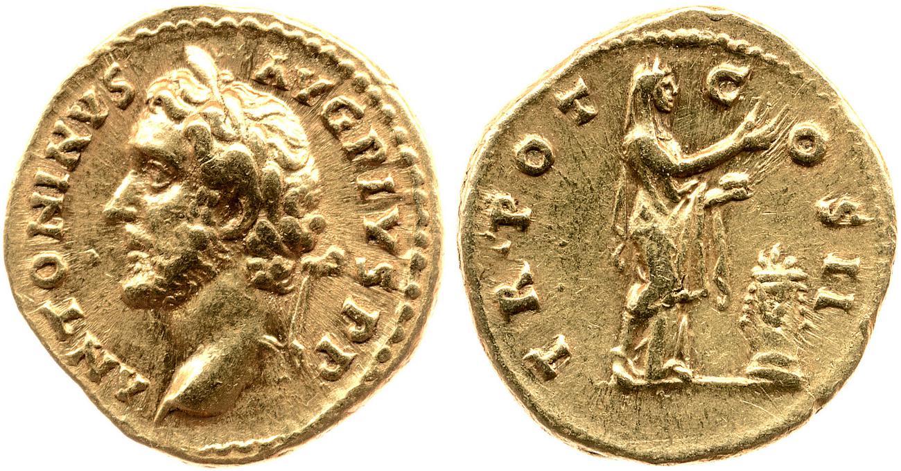 аверс RIC III Antoninus Pius 52c