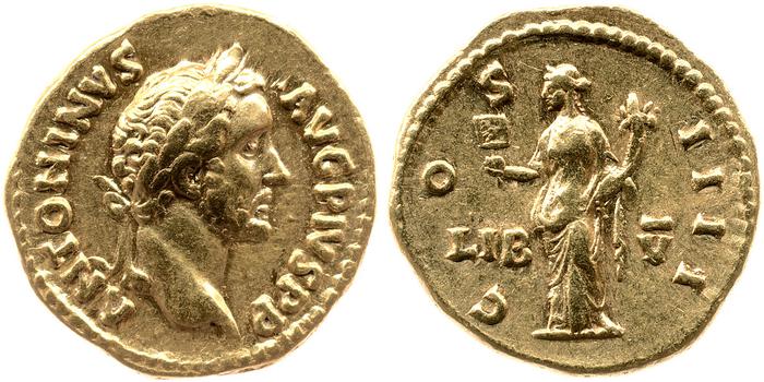 RIC III Antoninus Pius 138c, реверс, bm