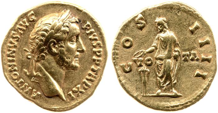 реверс RIC III Antoninus Pius 170A
