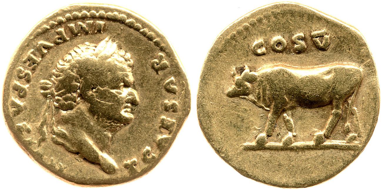 RIC II, Part 1 (second edition) Vespasian 859, аверс, Британский музей