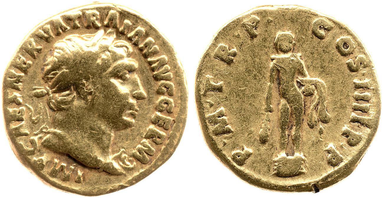 RIC II Trajan 50, аверс, bm