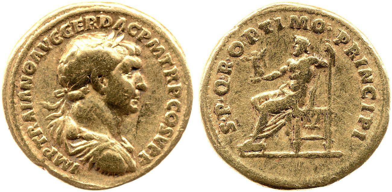 аверс RIC II Trajan 153