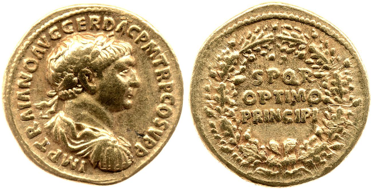 RIC II Trajan 150, аверс, bm