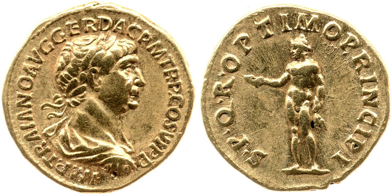 RIC II Trajan 275, аверс, bm