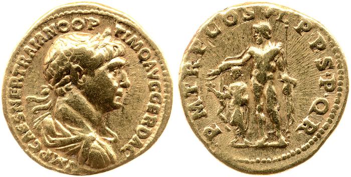 RIC II Trajan 336, реверс, bm