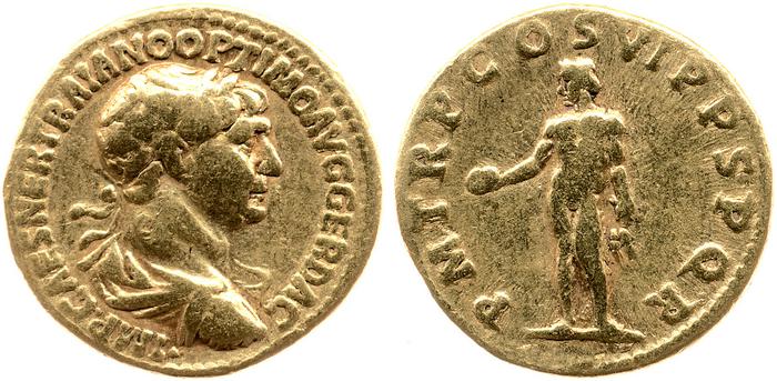 RIC II Trajan 347, реверс, bm