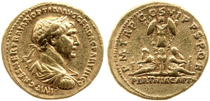 RIC II Trajan 324, реверс, bm