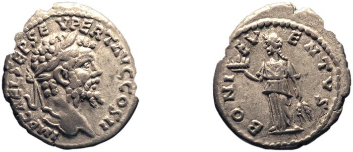 RIC IV Septimius Severus 369, реверс, bm