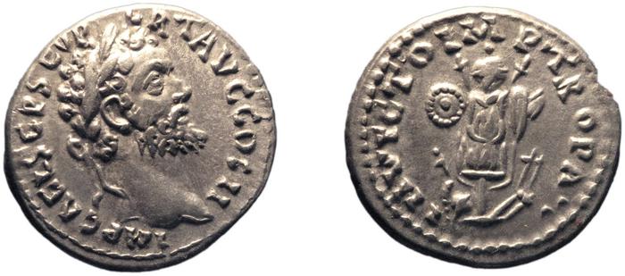 RIC IV Septimius Severus 391, реверс, bm