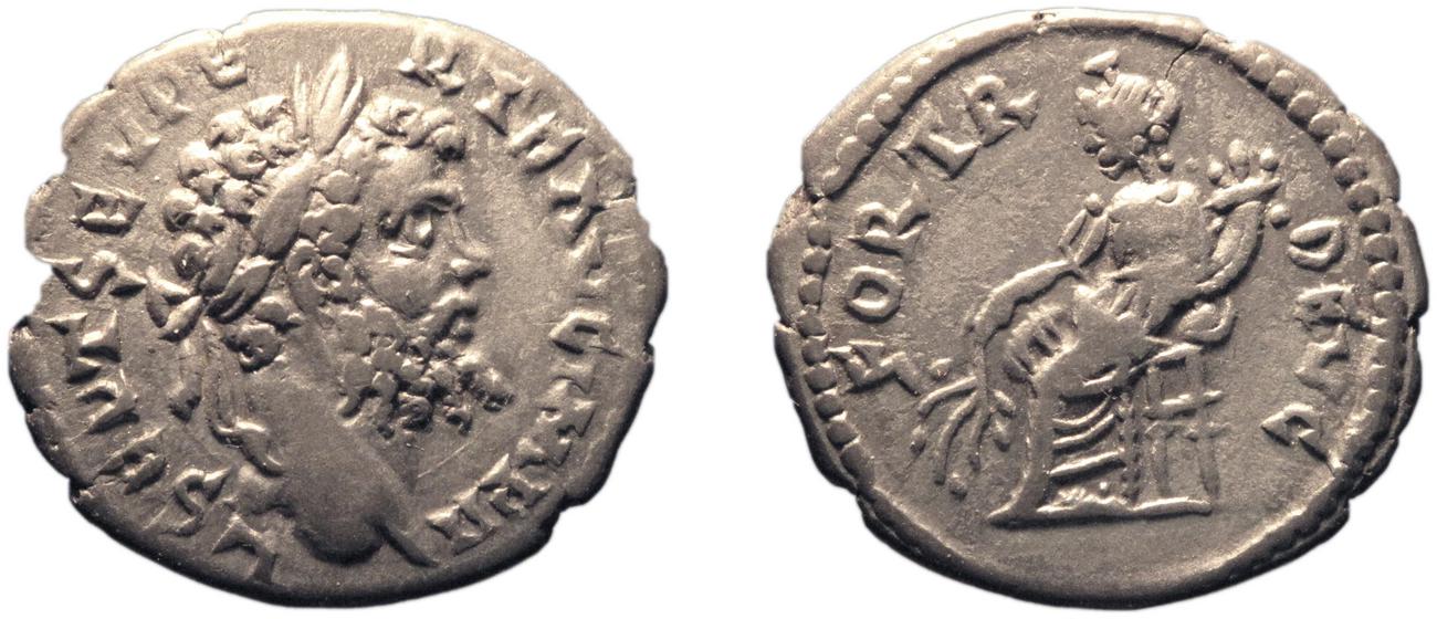 RIC IV Septimius Severus 450, аверс, bm