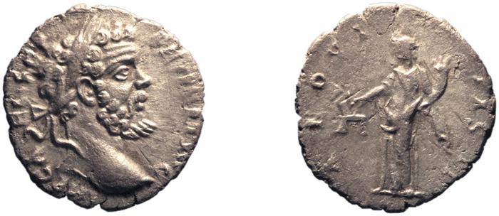 RIC IV Septimius Severus 344, реверс, bm