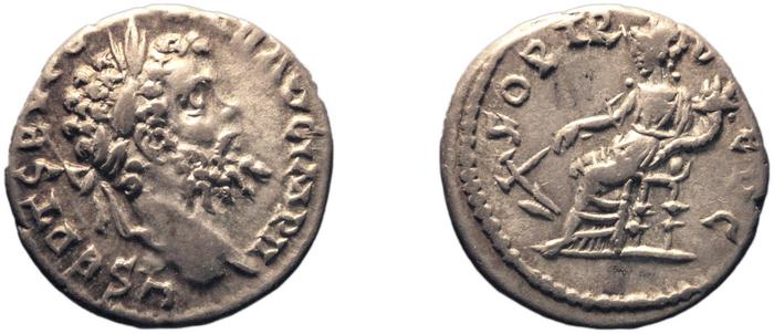 RIC IV Septimius Severus 451, реверс, bm