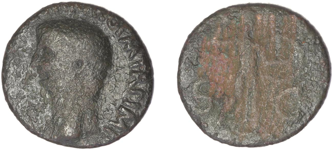 RIC I (second edition) Claudius 100, аверс, bm