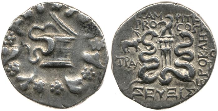 реверс T. Ampius, governor of Asia Tralles Metcalf 2017 III