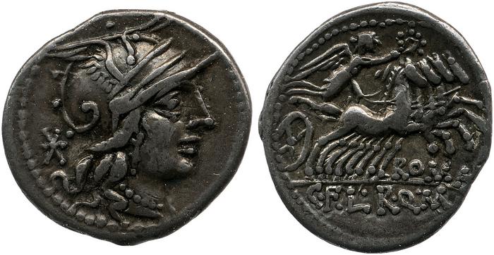 RRC 283/1b, реверс, bm