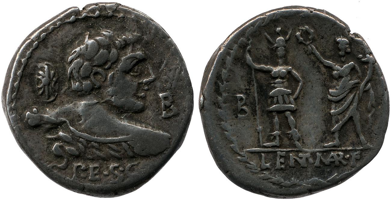 RRC 329/1d, аверс, Британский музей
