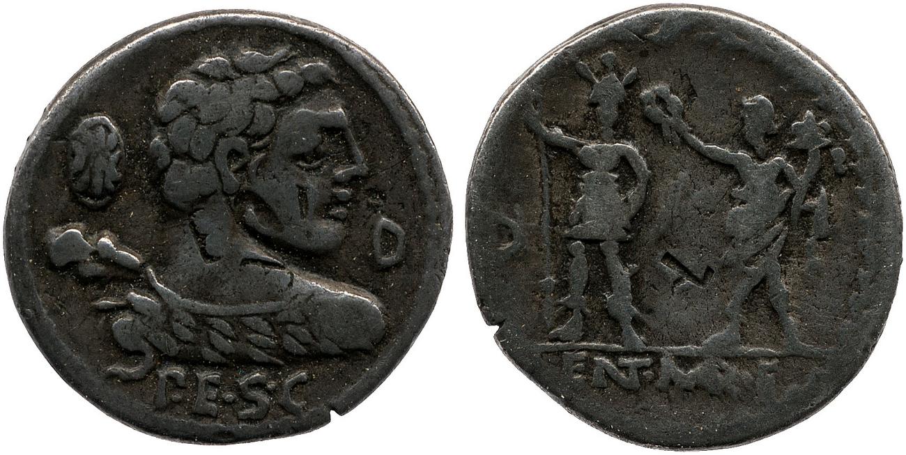 RRC 329/1d, аверс, Британский музей