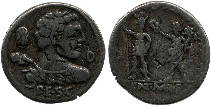 RRC 329/1d, реверс, Британский музей
