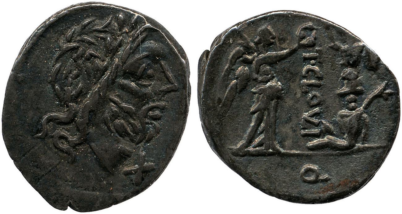RRC 332/1c, аверс, bm