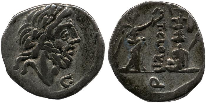 RRC 332/1c, реверс, bm