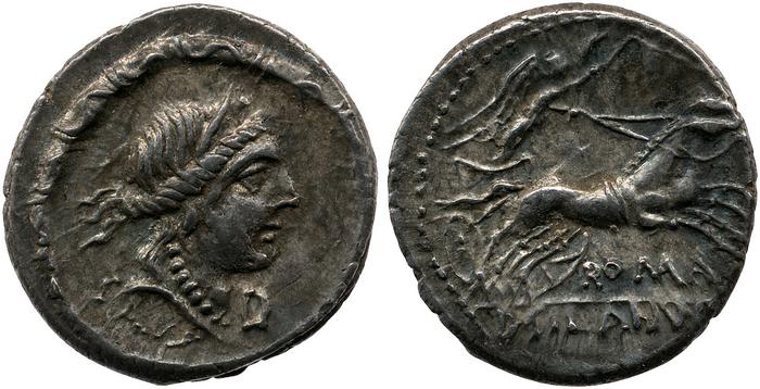RRC 337/2c, реверс, bm