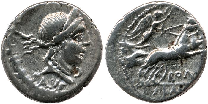 RRC 337/2c, реверс, bm