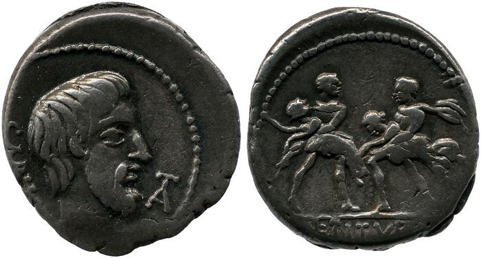RRC 344/1a, реверс, bm