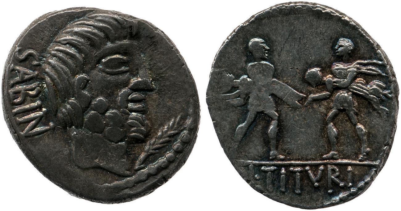 RRC 344/1b, аверс, bm
