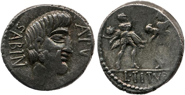 RRC 344/1c, реверс, bm