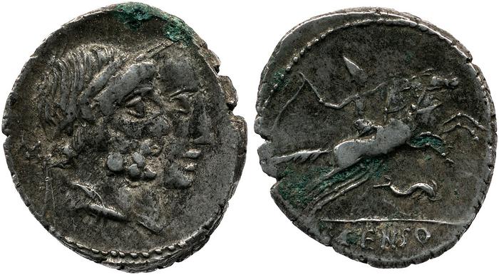 RRC 346/1c, реверс, Британский музей