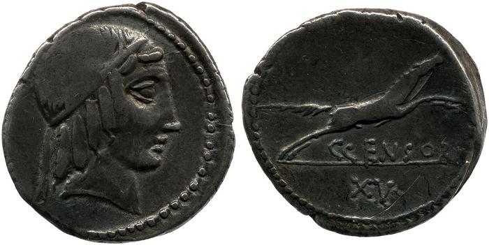 RRC 346/2c, реверс, Британский музей