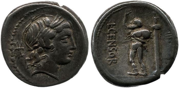 RRC 363/1a, реверс, bm