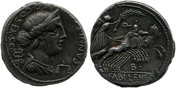 RRC 366/1c, реверс, bm
