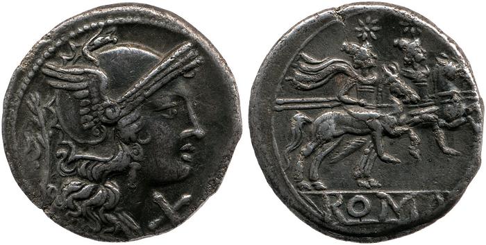 RRC 76/1c, реверс, bm
