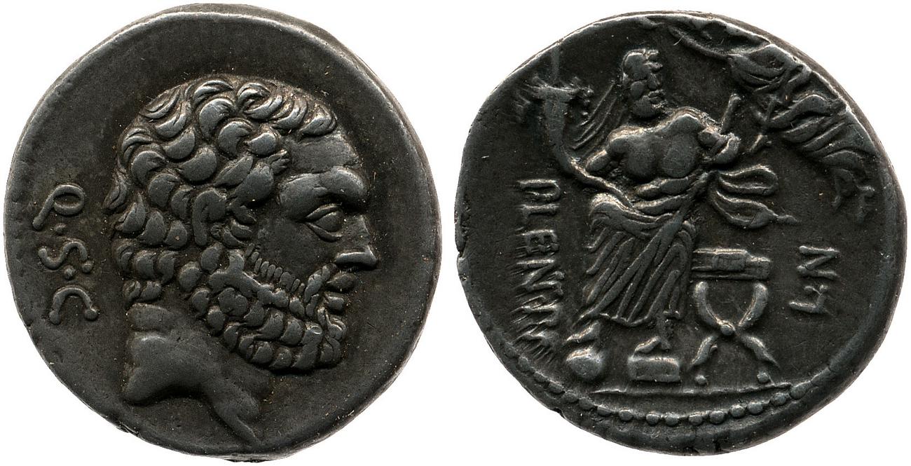 RRC 397/1, аверс, bm