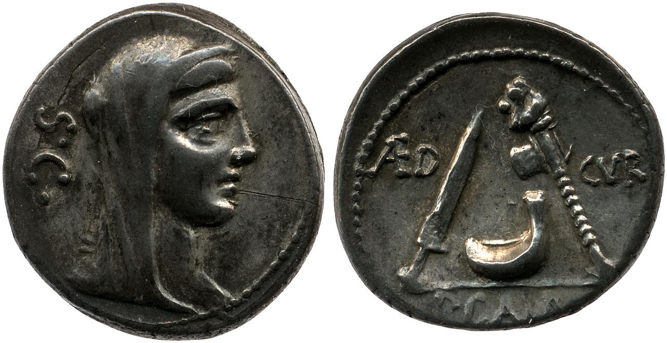 RRC 406/1, аверс, bm