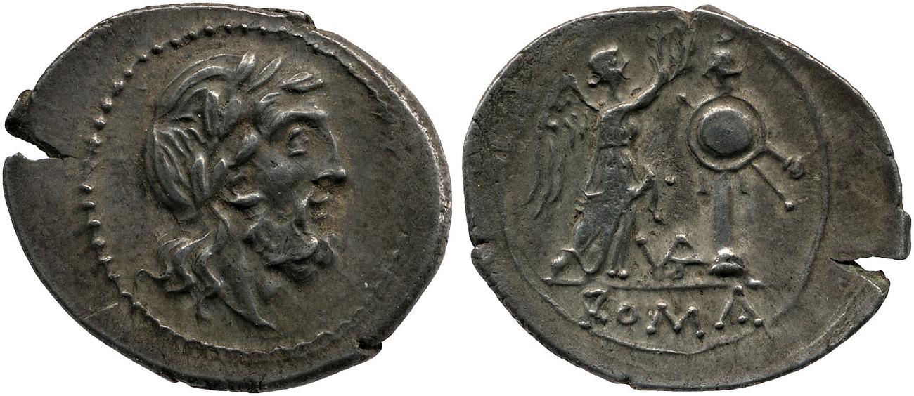 RRC 95/1a, аверс, bm