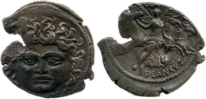 RRC 453/1c, реверс, bm