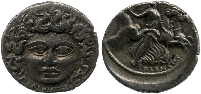 RRC 453/1c, реверс, bm