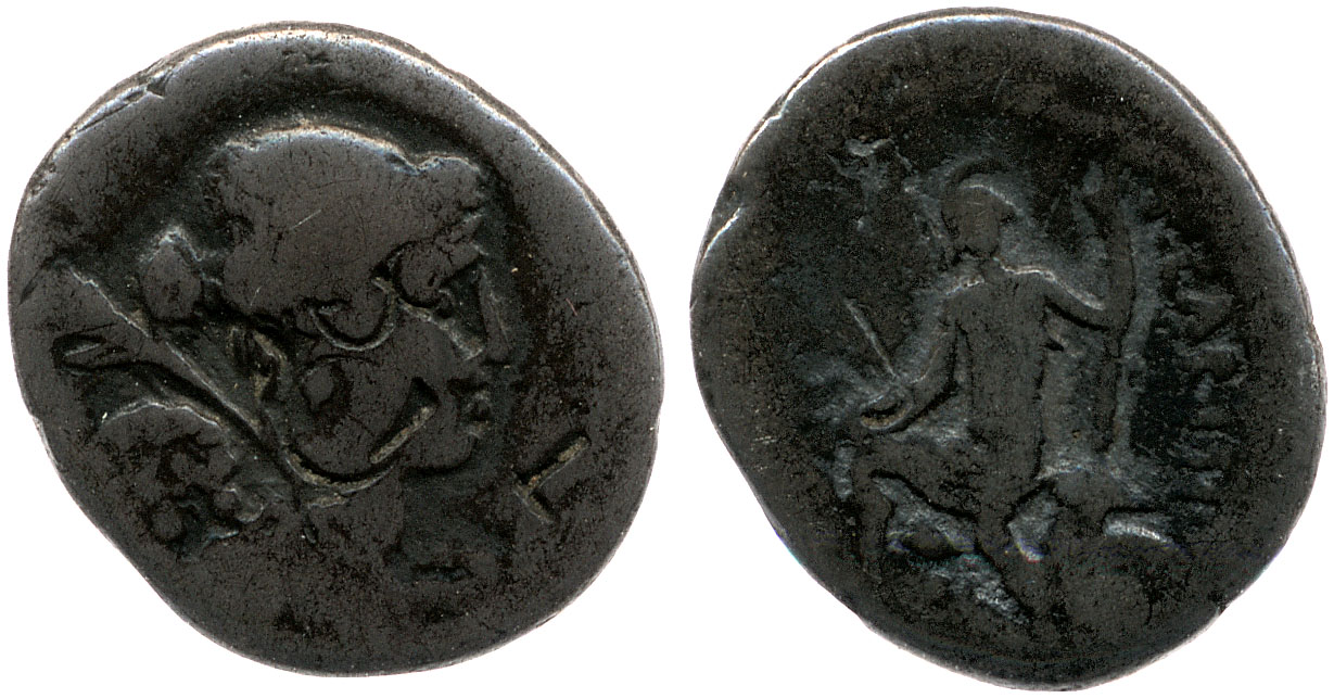 RRC 464/6, аверс, Британский музей