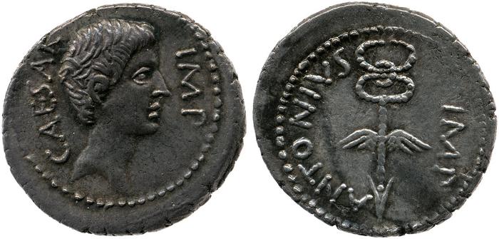RRC 529/2c, реверс, bm