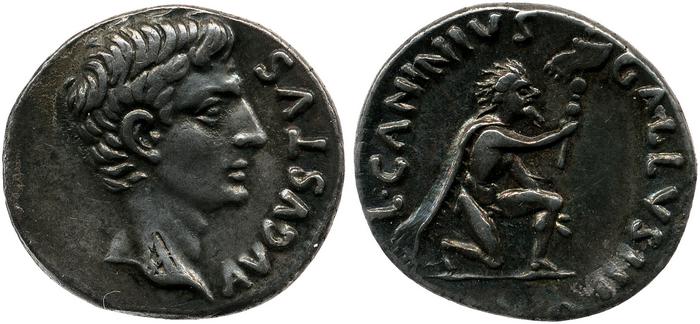 RIC I (second edition) Augustus 416, реверс, bm