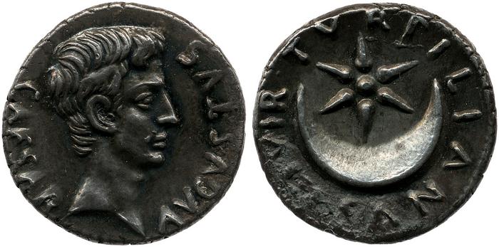 RIC I (second edition) Augustus 300, реверс, bm
